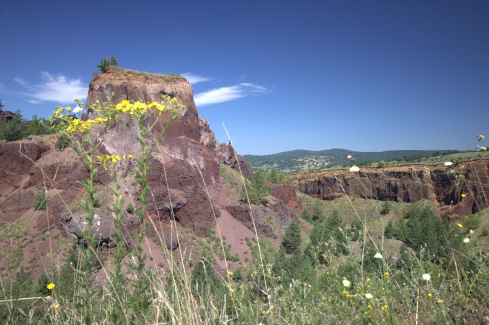 Un peisaj vulcanic care spune o poveste