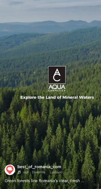 Susținută de AQUA Carpatica, platforma Best of Romania depășește 20 de milioane de vizualizări și aduce România în atenția turiștilor internaționali