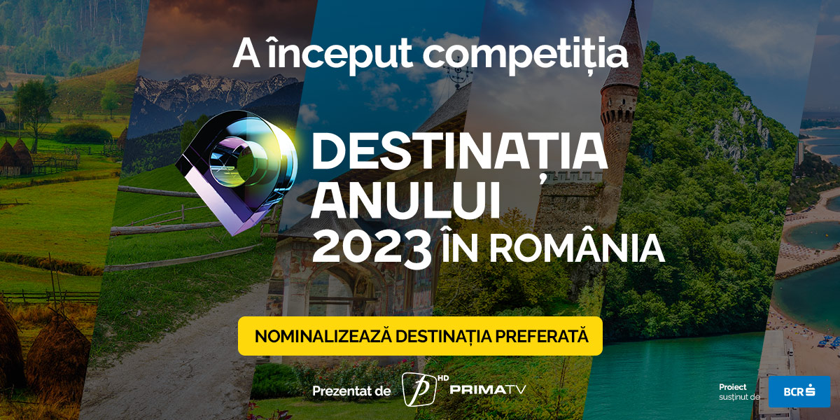 You are currently viewing ÎNSCRIERILE PENTRU COMPETIȚIA DESTINAȚIA ANULUI 2023 SE APROPIE DE FINAL